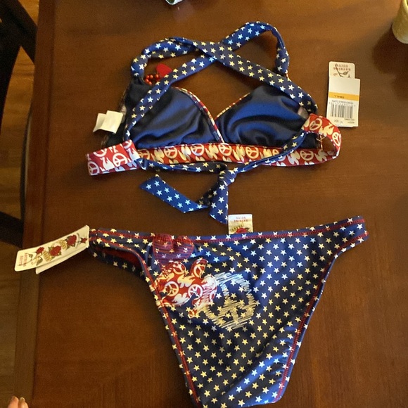 Lucky brand y2k Deadstock swimsuit size small/medium see description - Picture 10 of 12